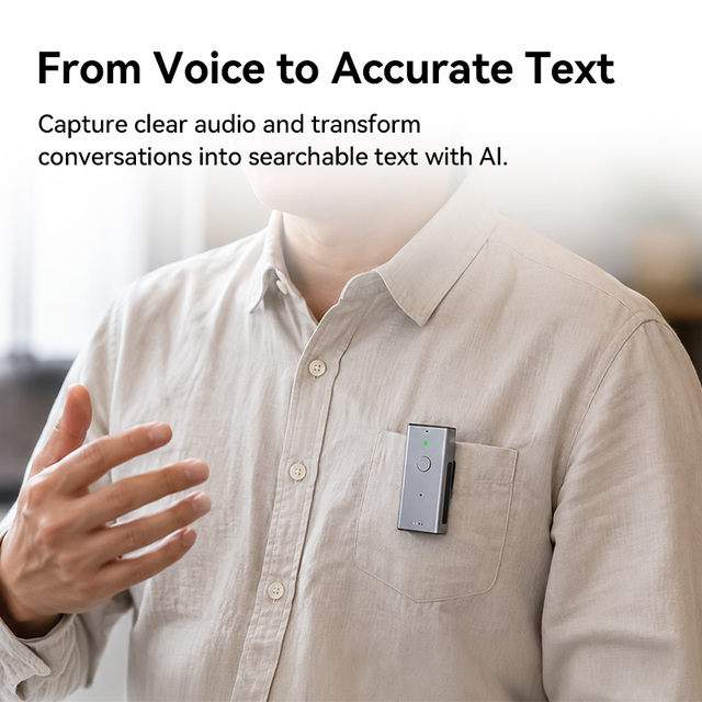 Hardware Customization for OEM Projects Smart Ai Voice Note Recorder With BT and Wifi for Travel Ai Voice Recorder Chatgpt