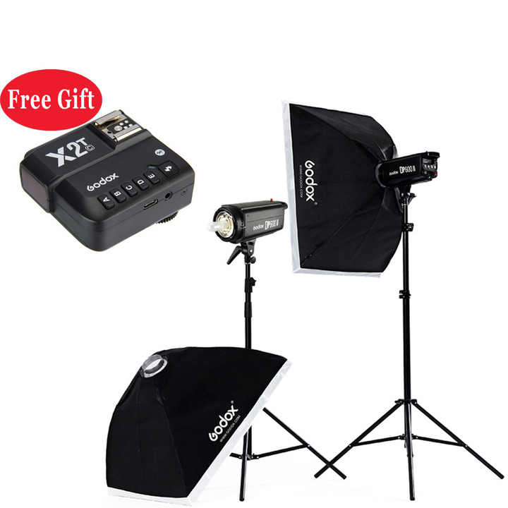 Godox X2 flash trigger DP600 II 600Ws Photo Flash Lighting kit 