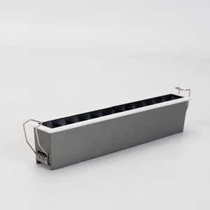 Thương mại <span class=keywords><strong>LED</strong></span> lưới tản nhiệt tuyến tính ánh sáng vuông <span class=keywords><strong>LED</strong></span> chiếu sáng Gallery ánh sáng Trần <span class=keywords><strong>tiltable</strong></span> lưới tản nhiệt Downlight - Product Image 4