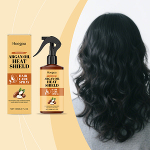 Spray protecteur thermique pour cheveux, soin capillaire à l'huile d'argan, brillance et réparation des cheveux abîmés, hydratant, marque privée OEM - Product Image 2