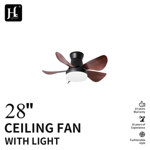 Ventilateur de 28 pouces, avec éclairage et variateur de vitesse à distance, moteur DC réversible, pales en ABS ; adapté aux chambres et aux salons - Product Image 2