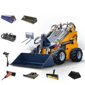 Fast delivery!!! CE EURO 5 EPA 700kg skid steer stand on skid steer with tracks