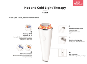 Mới nhất cầm tay lạnh và nóng <span class=keywords><strong>photon</strong></span> rung mặt thiết bị làm đẹp đa chức năng máy - Product Image 4