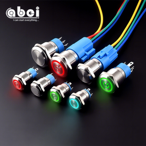 Solución <span class=keywords><strong>de</strong></span> <span class=keywords><strong>Interruptor</strong></span> <span class=keywords><strong>de</strong></span> Botón Pulsador <span class=keywords><strong>de</strong></span> Encendido/<span class=keywords><strong>Apagado</strong></span> <span class=keywords><strong>de</strong></span> 12mm, 16mm, 19mm, 22mm, Interruptores <span class=keywords><strong>de</strong></span> Botón Pulsador Momentáneo <span class=keywords><strong>de</strong></span> Acero Inoxidable - Product Image 2