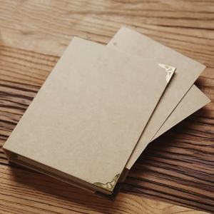 Carnet à feuilles mobiles A5 Tgyw, <span class=keywords><strong>album</strong></span> photo DIY, scrapbook, journal en papier kraft vierge, livre de souvenirs de voyage, cadeau avec couverture en kraft - Product Image 3