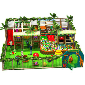 Source Factory <b>Indoor</b> Playground Customized Commercial Steel Soft Play Area 195sqm 2100sqft Wave <b>Slide</b> Ball Pool Shopping Mall - Product Image 5