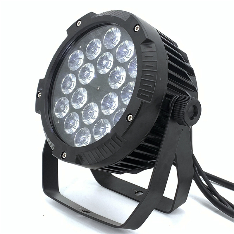IP65 Waterproof Outdoor RGBWA+UV LED Matrix Light Slim Par 18*18W 6in1 4in1 5in1 Par Light for Stage Lighting