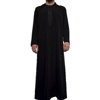 Vendu en gros, thobe pour homme, style saoudien, omanais, fait main, grande taille, automne, longueur cheville, coupe ample, usage quotidien