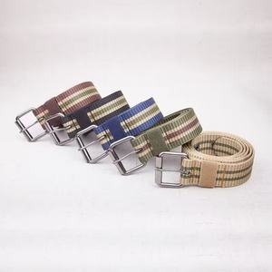 Ceinture en tissu à 16 trous pour extérieur, décontractée, avec boucle à ardillon, en polypropylène (PP) étiré, pour pantalon, tendance, polypropylène PP transfrontalier - Product Image 2