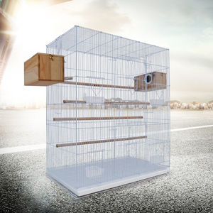 <span class=keywords><strong>Cage</strong></span> pour oiseaux détachable de grande taille 76*45*90cm, design multi-boîtes à nourriture, pour perroquets, canaris et autres oiseaux de compagnie - Product Image 2