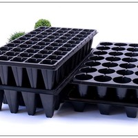 Plateau de semis en plastique recyclé pour plantes succulentes, légumes et fleurs - Conception durable