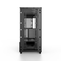 Best Cooling Black Aluminum Alloy Full Tower EATX Gamer Gaming Pc Computer Case Tempered Glass Sides Supporting Full Vertical