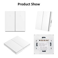 Interrupteurs intelligents Zigbee, grand bouton poussoir mural, application Tuya Smart Life, 600W, matériau ABS, hôtel, Alexa, Google Home