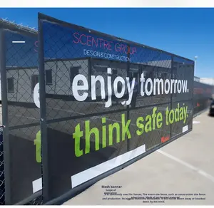 Fábrica personalizada impresa de gran tamaño Banner de nylon publicidad al aire libre lona impermeable vinilo promocional Banner - Product Image 6