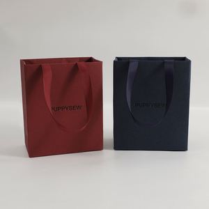 Handle Made Gift Jewelry Cosmetics Packaging Luxury Customized Paper Bags with Logo - Product Image 3