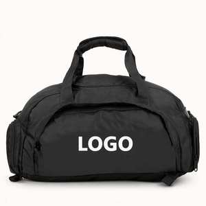 Sac de sport multifonctionnel imperméable avec compartiment pour chaussures, sac de voyage en nylon, sac à dos de sport, logo personnalisé imprimé - Product Image 1