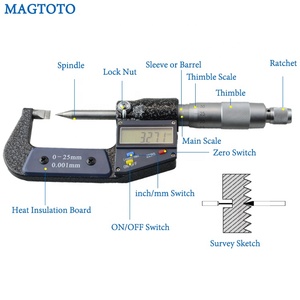 0-25mm 0.001mm elektronische buiten micrometer digitale micrometer - Product Image 3