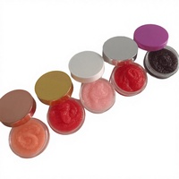 Exfoliante Labial de Colágeno y Minerales con Sabor a Durazno y Fresa, Fragancia Natural, Colores a Elegir, Venta al por Mayor, Marca Privada