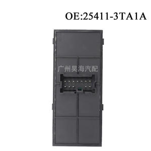 Interrupteur de lève-vitre électrique côté passager Nissan Teana 25411-3TA1A pour commande de lève-vitre, interrupteurs automatiques - Product Image 3