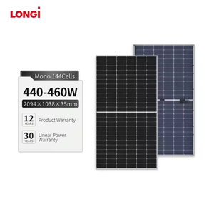 Panneaux solaires photovoltaïques bifaciaux à double vitrage Longi Solar Panel HiMO4 LR4-72HBD 440W 445W 450W 455W 460W - Product Image 1