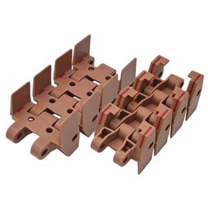 Best Sale <span class=keywords><strong>PL</strong></span> Slat Top Chain mit Seiten führung POM-Material, das häufig in Getränken und Förderbändern verwendet wird - Product Image 1