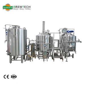 Système de brasserie industriel 1500L à 3 cuves, chauffé à la vapeur, configuration complète de brasserie - Product Image 6