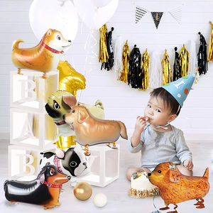 Globos de animales para caminar, globos para perros, cachorros, suministros para fiestas de cumpleaños, globos para niños, tema Animal, decoración de fiesta de cumpleaños - Product Image 2