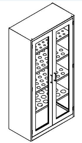 Armoire à cuves tout acier