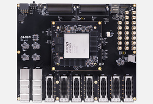 Plateforme de développement FPGA ALINX AXVU13G QSFP-DD QSFP28 FMC Plus RCA Output Interface haute vitesse pour l'enseignement et la formation - Product Image 4
