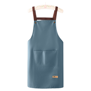 Tablier de cuisine en PVC robuste de haute qualité avec logo personnalisé, tablier noir imperméable avancé à manches <span class=keywords><strong>pour</strong></span> adultes, idéal <span class=keywords><strong>pour</strong></span> le nettoyage - Product Image 6