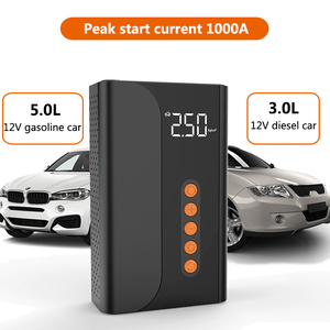 Sản Phẩm Nóng Rugged <span class=keywords><strong>Geek</strong></span> 10400Mah 1000A Powerbank Jump Starter Với LCD 12V Xe Nhảy Bắt Đầu - Product Image 3
