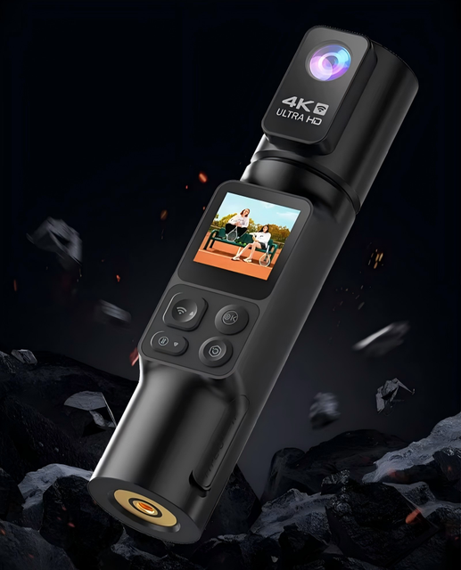 Handheld Sports Action Camera 170 Wide-angle 4K Video Recording 1.4" Touchscreen Night Vision WiFi Remote Controller Max 256GB