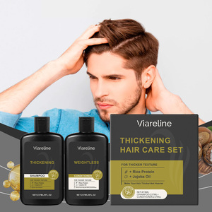 Set de Cuidado Capilar Voluminizador para Hombre, Mejora el Cabello Seco y Encrespado con Champú y Acondicionador Refrescantes y Voluminizadores - Product Image 2