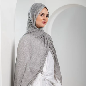 צמר גפן קרם צמר גפן צעיף ויסקוזה צעיף צעיף שרון צעיף - Product Image 6