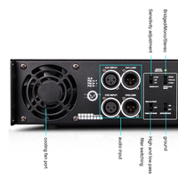 Amplificateur de puissance professionnel Depusheng CA9 haute puissance 750W, audio stéréo, karaoké, DJ, mixeur BT, égaliseur avec USB/SD/FM/BT