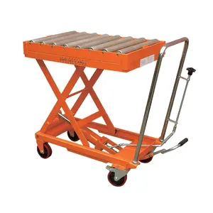 Factory Price Hydraulic Table Lifting Mechanism 1100 Lbs Scissor Goods Lift Top Table