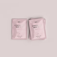 Sachet d'échantillon refermable en PE imprimé sur mesure, recyclable, pour mini-shampoing et soins de la peau