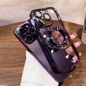 <span class=keywords><strong>IPhone</strong></span> 16 için kılıf galvanik manyetik kablosuz şarj temizle telefon kapak <span class=keywords><strong>iPhone</strong></span> için kılıf 13 14 15 16 Pro Max artı - Product Image 4