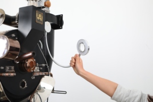 Thương Mại Đôi Lớp Carbon Thép Trống Cà Phê Rang Xay Với Điện Thoại Di Động, PC Hoạt Động Santoker R2 1Kg/2Kg/3Kg Gas Rang Máy Thương Mại - Product Image 5