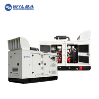 Groupe électrogène au gaz WILBA Power Clean Energy avec moteur YuChai Cummins 25kVA 100kVA 200kVA 300kVA, générateur au biogaz avec capot silencieux
