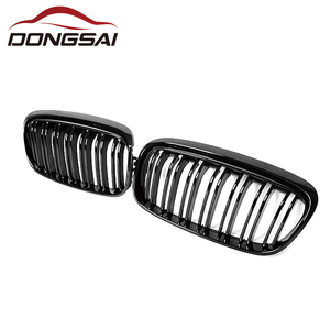 Griglia Frontale Stile M a Doppia Lamella per <span class=keywords><strong>BMW</strong></span> Serie 2 <span class=keywords><strong>F45</strong></span> Active Tourer F46 Gran Tourer 2015-2017, Set Griglia Paraurti Anteriore in ABS - Product Image 1