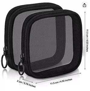 Large Capacity Transparent Cosmetic case Portable Toilet <b>Bag</b> <b>Set</b> Mesh Pouch Traveling <b>Bag</b> Makeup Organizer Cheap Mesh <b>Wash</b> <b>Bag</b> - Product Image 1