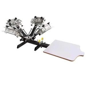 Factory Directly Supply Mini Multi Color <strong>Manual</strong> Rotary 4 Color 1 Station <strong>Screen</strong> <strong>Printing</strong> <strong>Machine</strong> with Micro Adjustment - Product Image 3