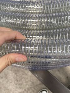 聚氯乙烯螺旋钢丝增强透明弹簧柔性耐热风管软管 - Product Image 6