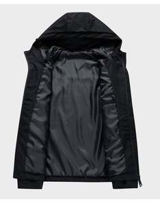 Veste à capuche pour homme, coupe-vent, veste bomber tendance, manteau streetwear, pardessus, vêtements pour homme Harajuku, grande taille J0125 - Product Image 5