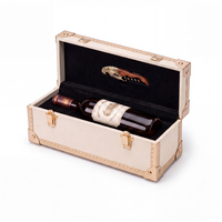 Boîte cadeau de luxe classique en PU personnalisée avec serrure, intérieur doublé en simili daim, étui rigide écologique, poignée souple, produit haut de gamme
