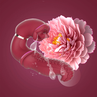Wackelnder Schaukel-Oktopus G-Punkt-Vibrator mit 9 Modi LED-Anzeige IPX7 Wasserdicht Magnetisch USB für Weibliche Masturbation