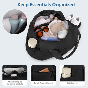 Sac à dos avec compartiment à chaussures, sac de sport, sac de voyage, sac de week-end, sac de sport imperméable pour hommes et femmes, logo personnalisé - Product Image 1
