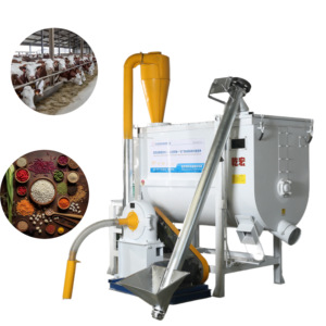 Machine à broyer les aliments pour animaux <span class=keywords><strong>Ammer</strong></span> Broyage et mélangeur de grains de maïs secs et humides Équipement pour aliments pour poulets - Product Image 5