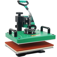 Presse à Chaud Manuelle Numérique Rotative à 360 Degrés 8-en-1 Multifonctionnelle pour Sublimation sur T-shirts et Tasses
